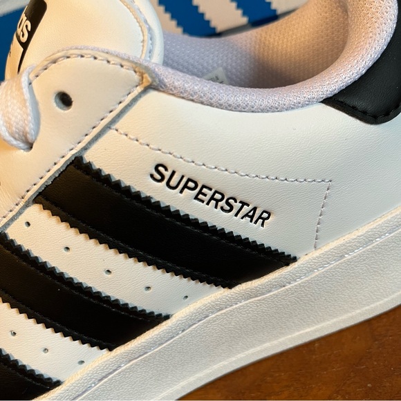 ADIDAS Women's White Superstar XLG Shoes - Picture 4 of 11